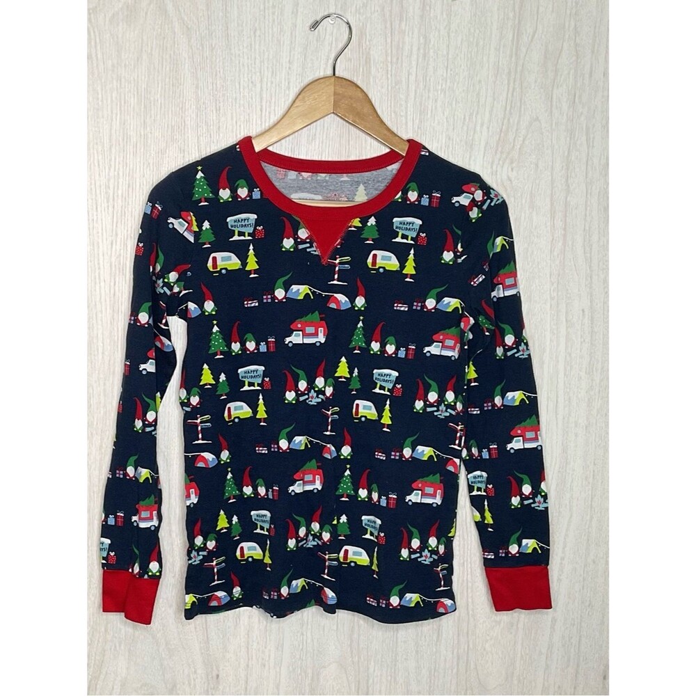 Wondershop Navy Holiday Gnome Pajama Top Size M